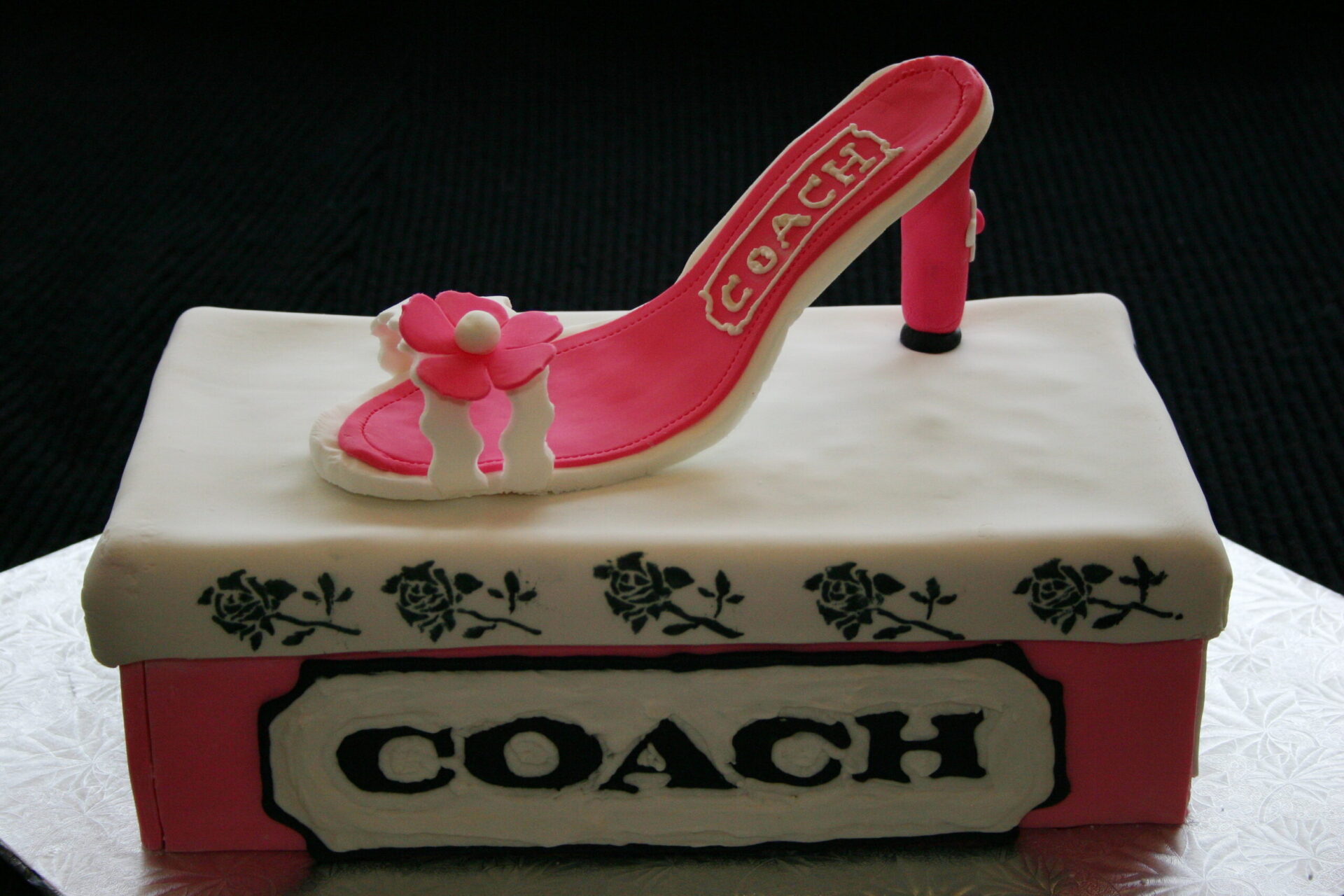 Designer Shoe Box Cake | Birthday cake ordered by a woman fo… | Flickr