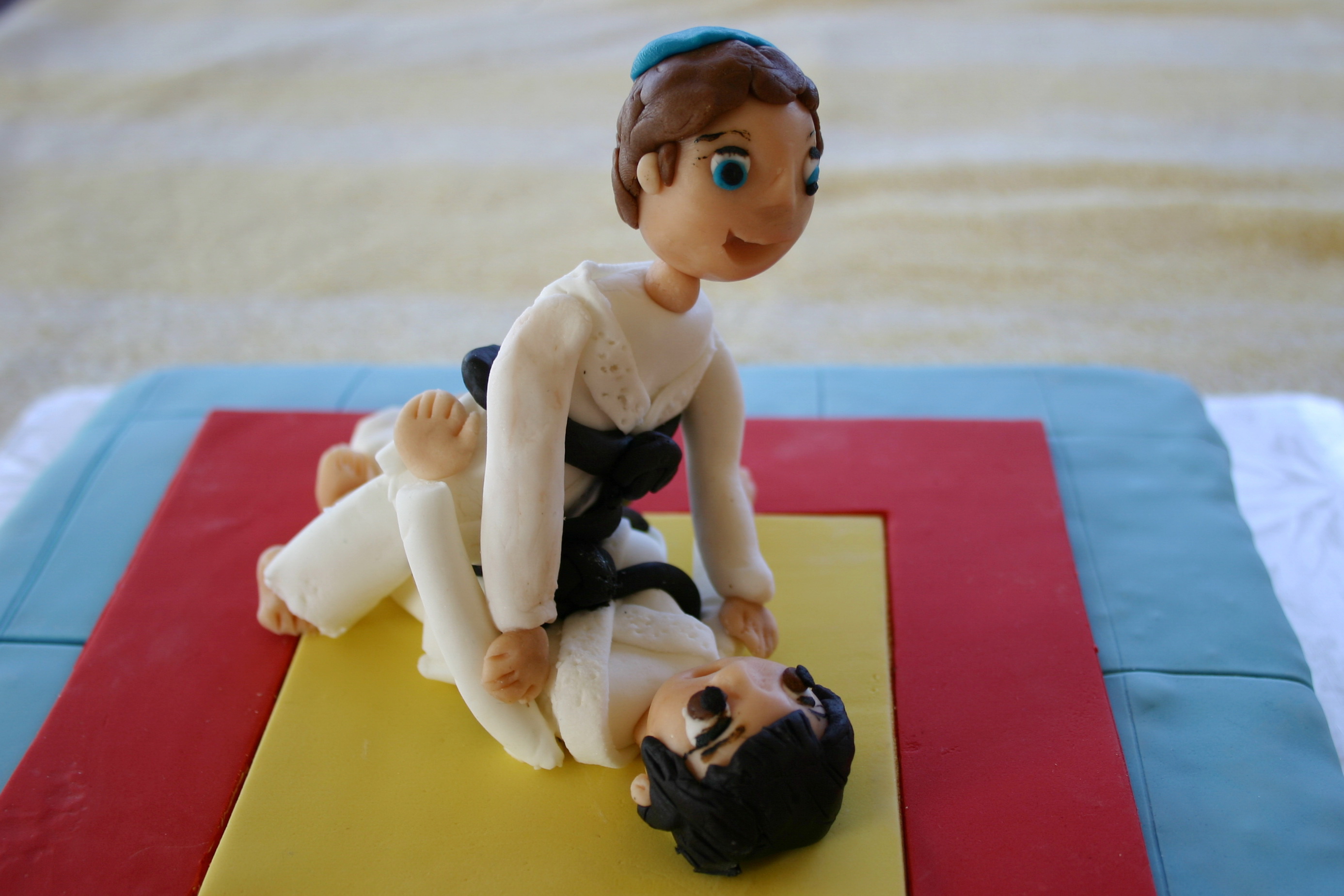 Judo taekwondo karate champion Birthday Cake Topper Decor gift party favor  decoration Personalised Custom Photo mini statue - AliExpress