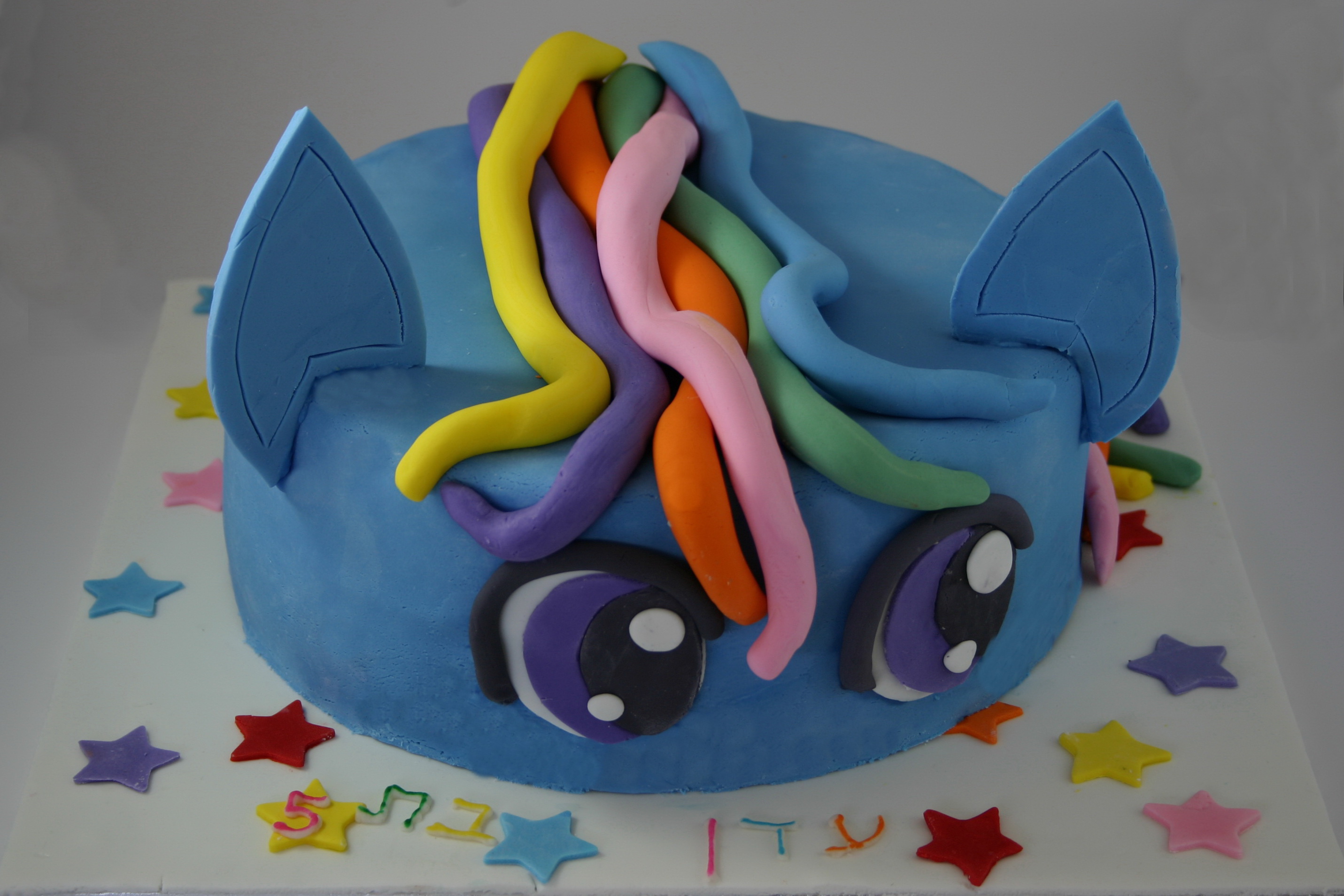 Rainbow Dash Cake Jerusalem  Temptations 