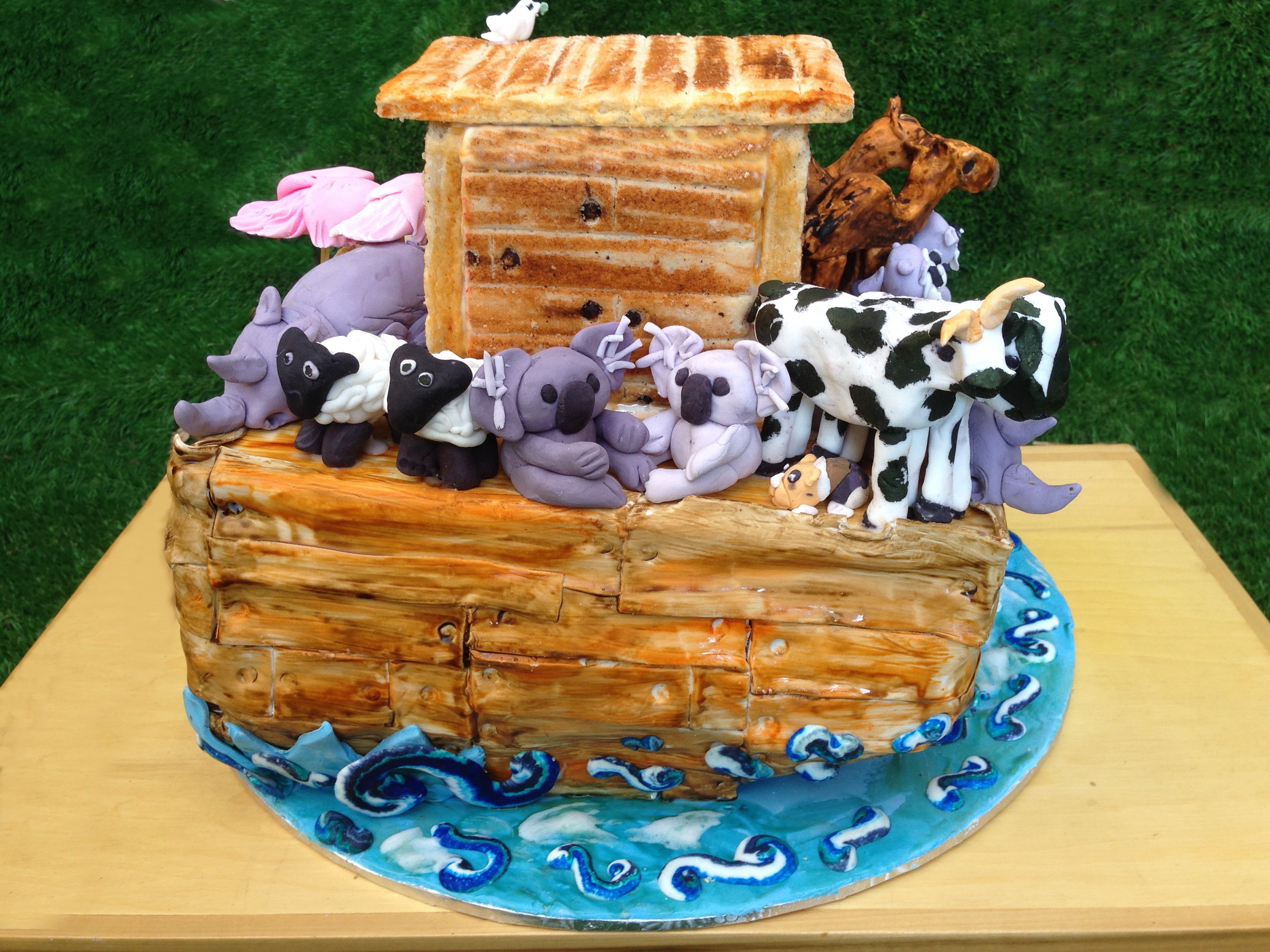 Noahs Ark Cake Close up by elainewhy on DeviantArt
