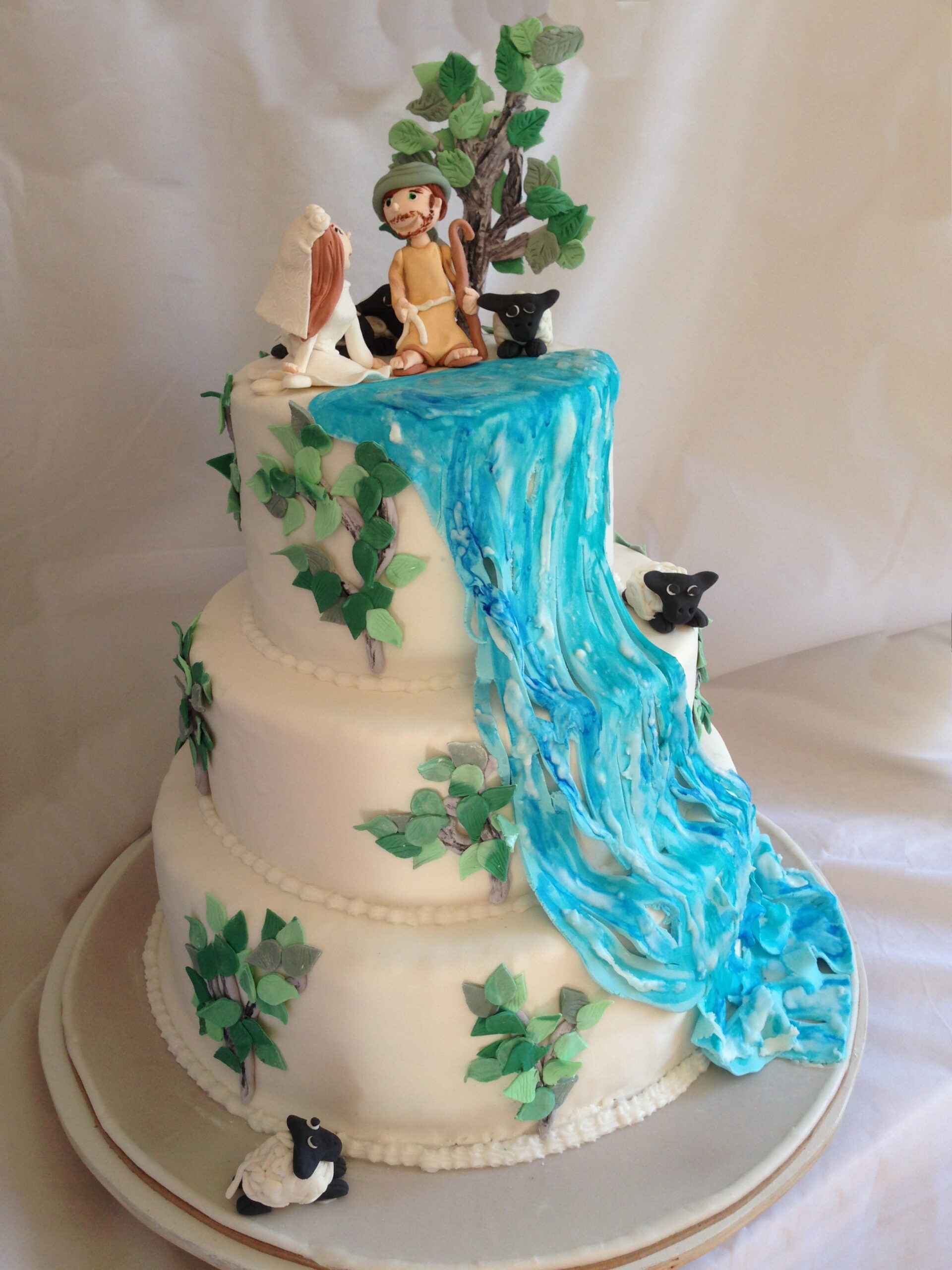Safari Theme Waterfall Cake | Cake Tutorial | The Cake Studios - YouTube